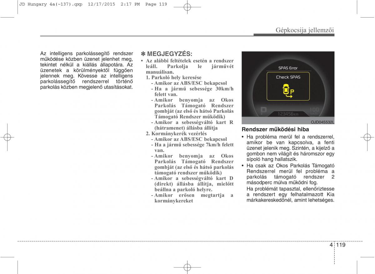 KIA Ceed II 2 Kezelesi utmutato / page 206