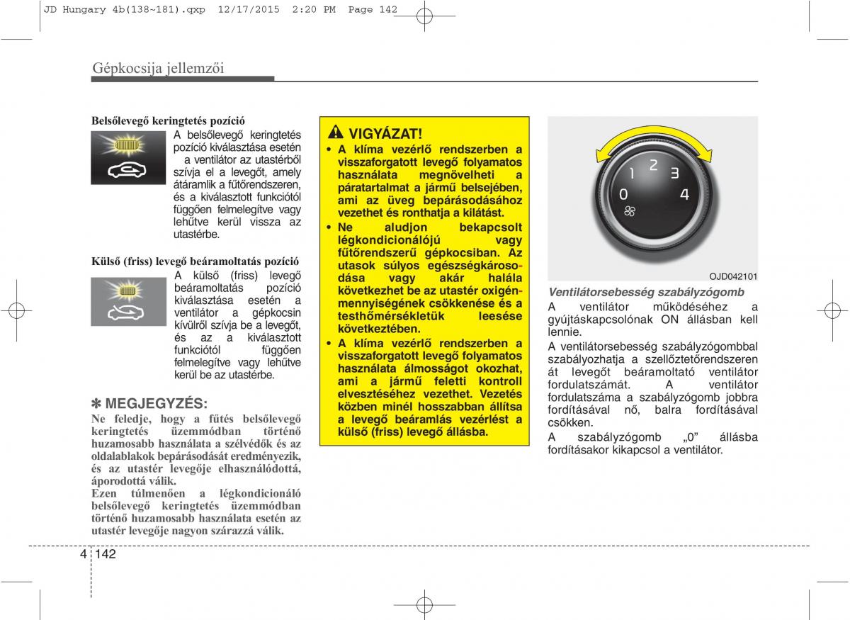 KIA Ceed II 2 Kezelesi utmutato / page 229