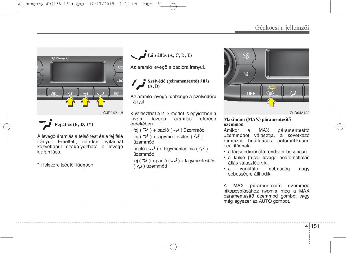 KIA Ceed II 2 Kezelesi utmutato / page 238