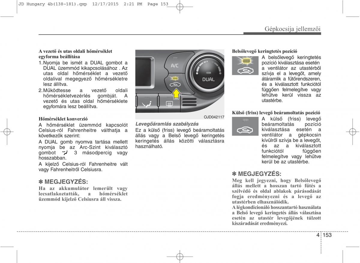 KIA Ceed II 2 Kezelesi utmutato / page 240