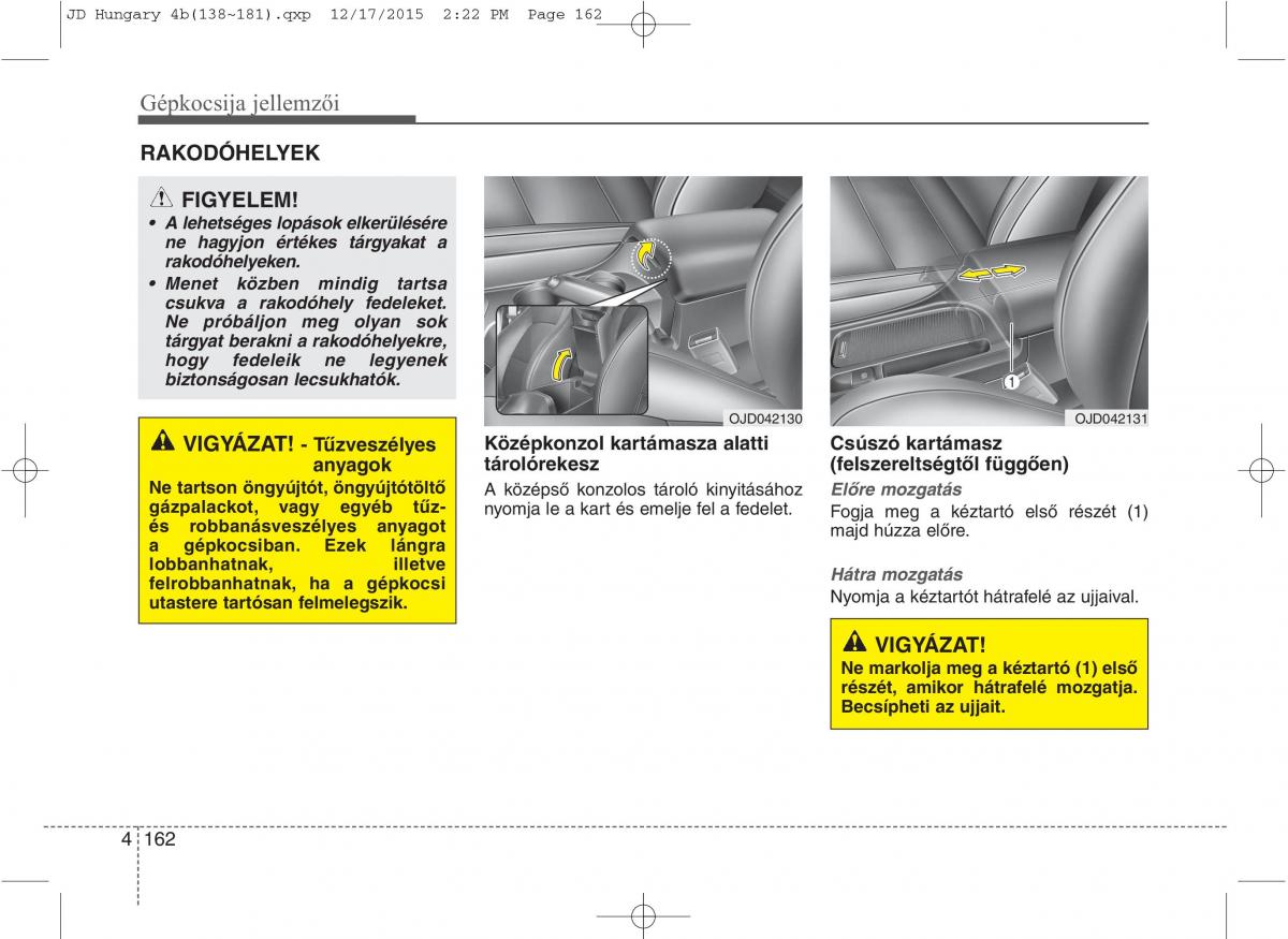 KIA Ceed II 2 Kezelesi utmutato / page 249