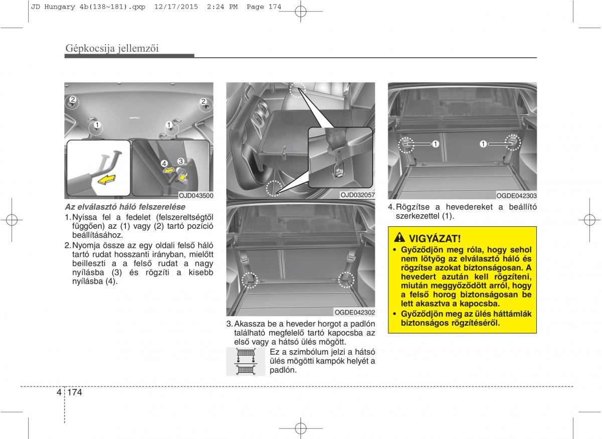 KIA Ceed II 2 Kezelesi utmutato / page 261