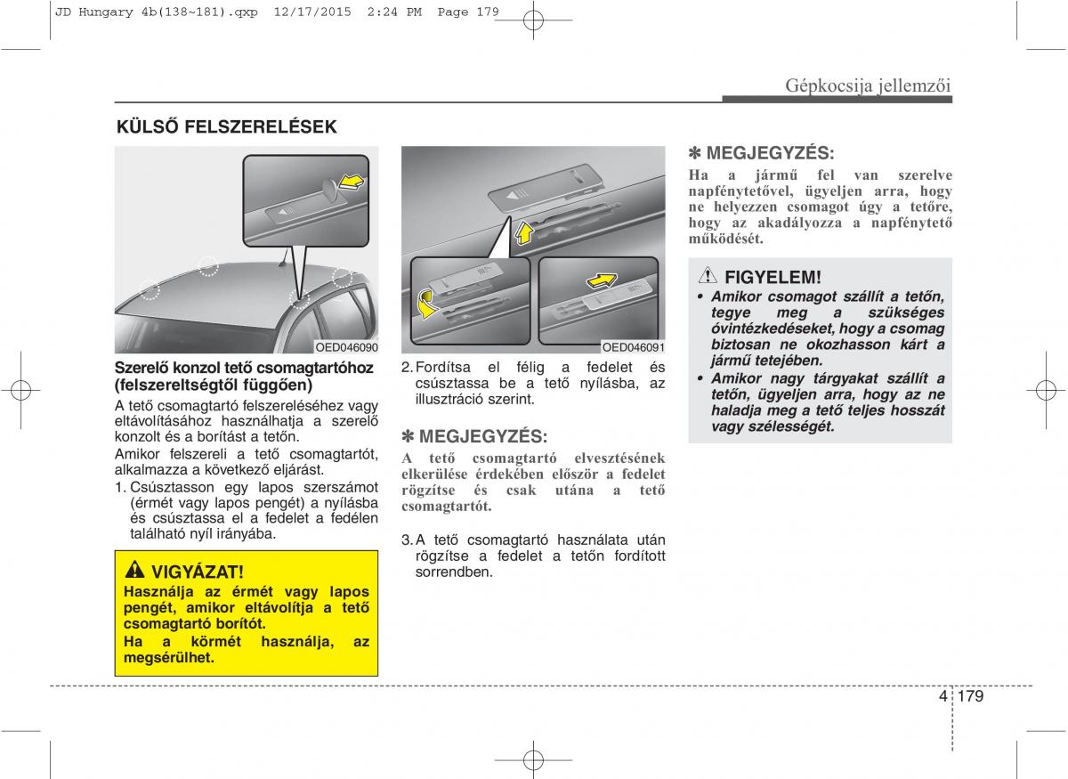 KIA Ceed II 2 Kezelesi utmutato / page 266