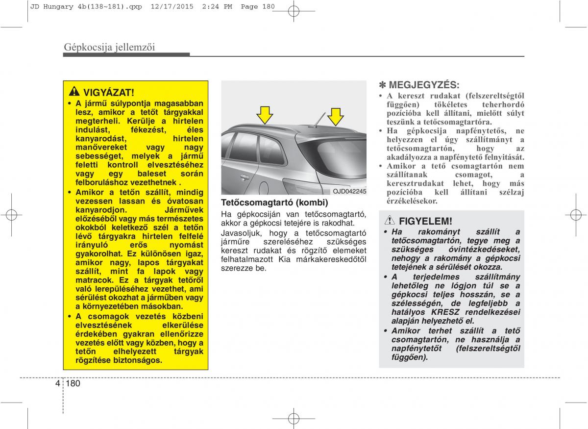 KIA Ceed II 2 Kezelesi utmutato / page 267