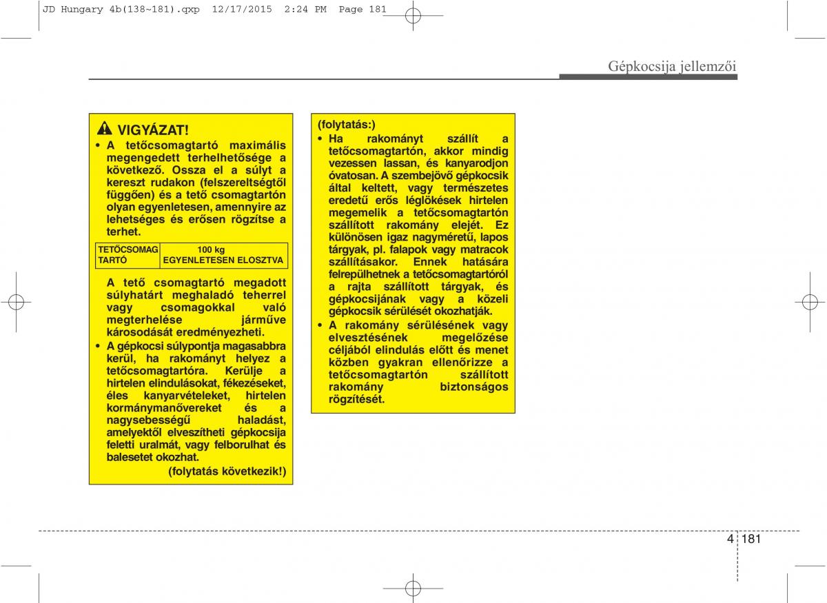 KIA Ceed II 2 Kezelesi utmutato / page 268