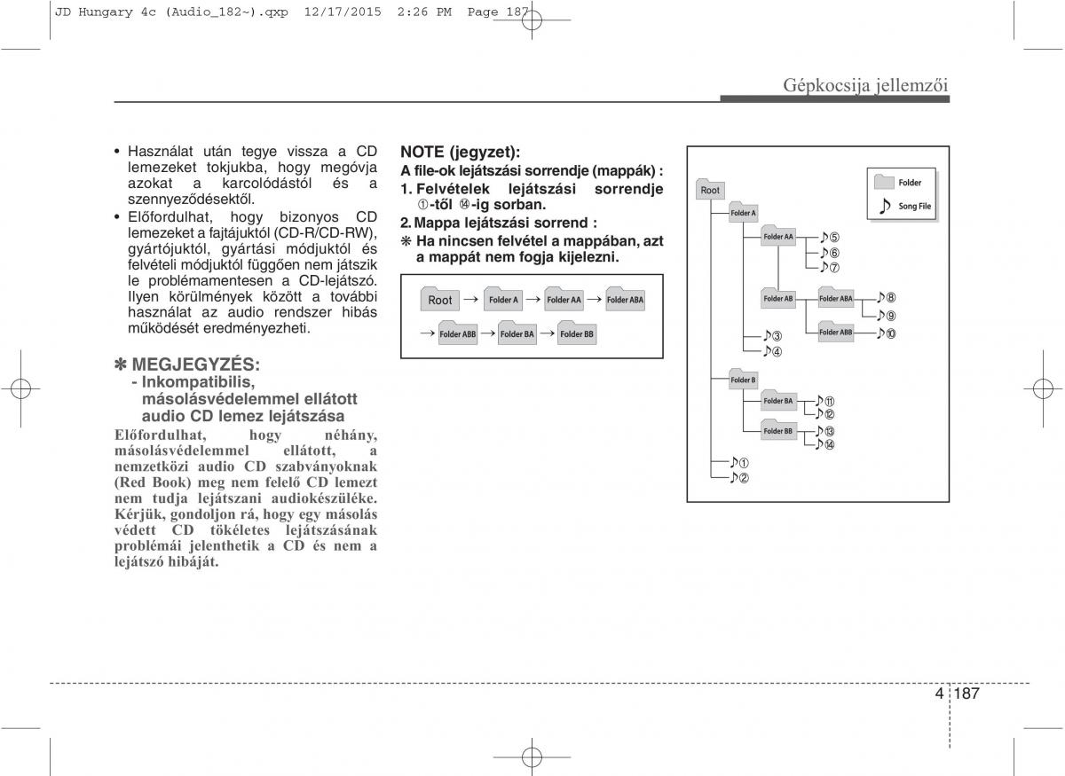 KIA Ceed II 2 Kezelesi utmutato / page 274