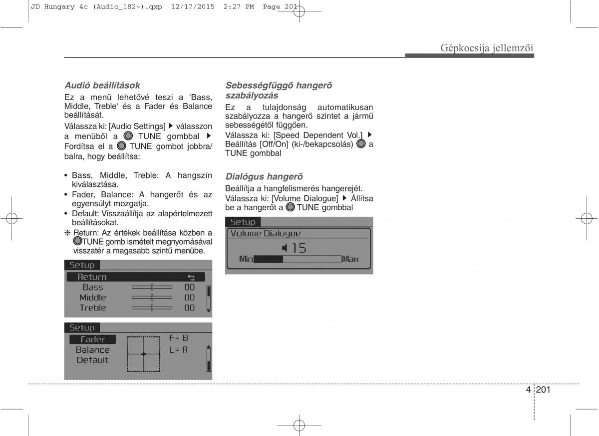 KIA Ceed II 2 Kezelesi utmutato / page 288