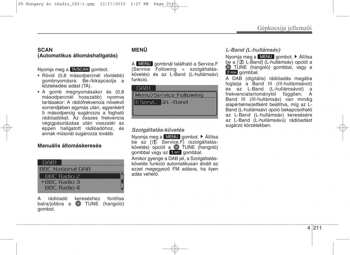 KIA Ceed II 2 Kezelesi utmutato / page 298