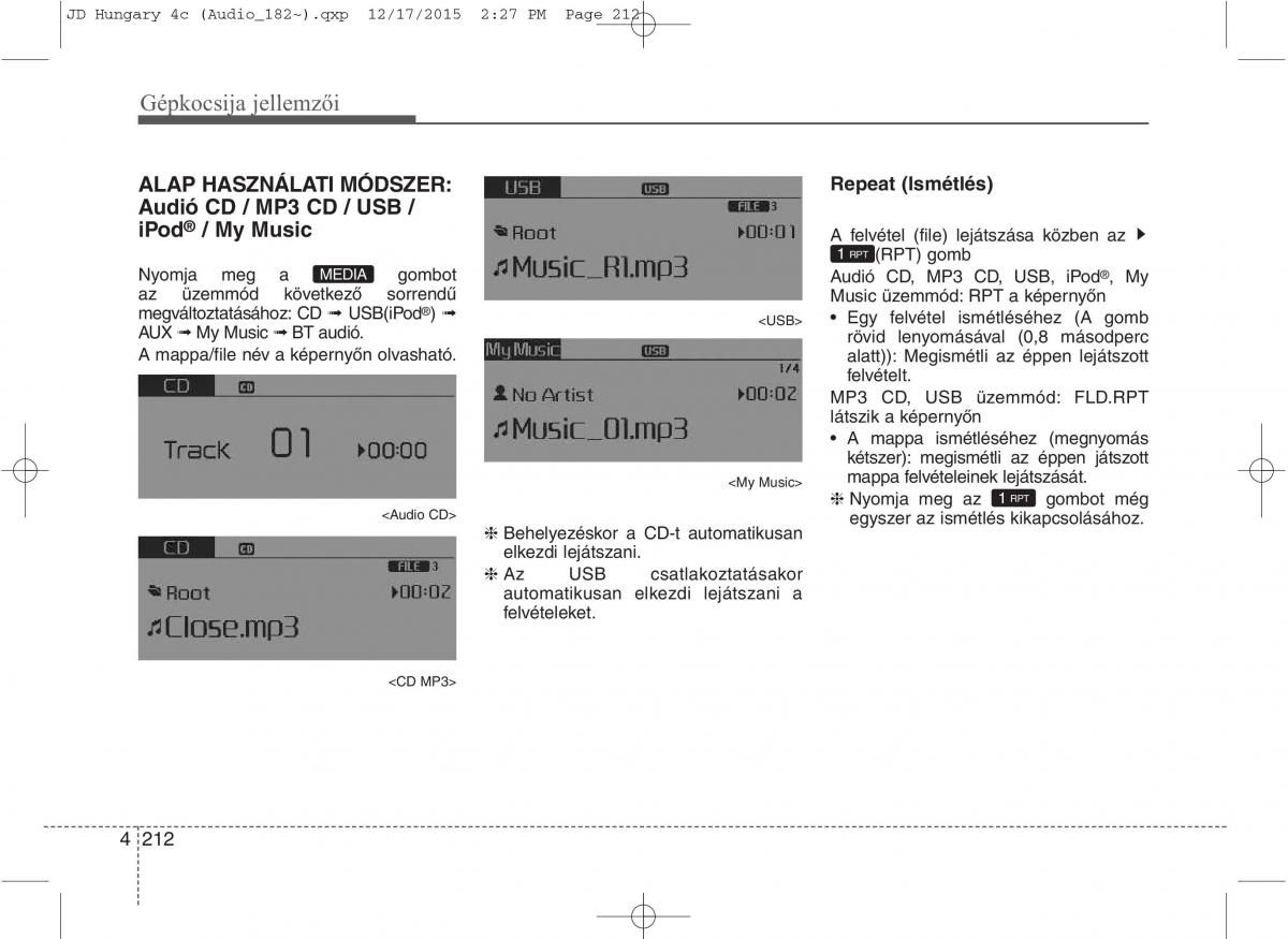 KIA Ceed II 2 Kezelesi utmutato / page 299