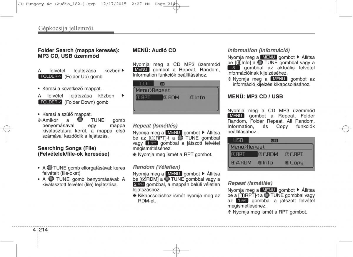 KIA Ceed II 2 Kezelesi utmutato / page 301