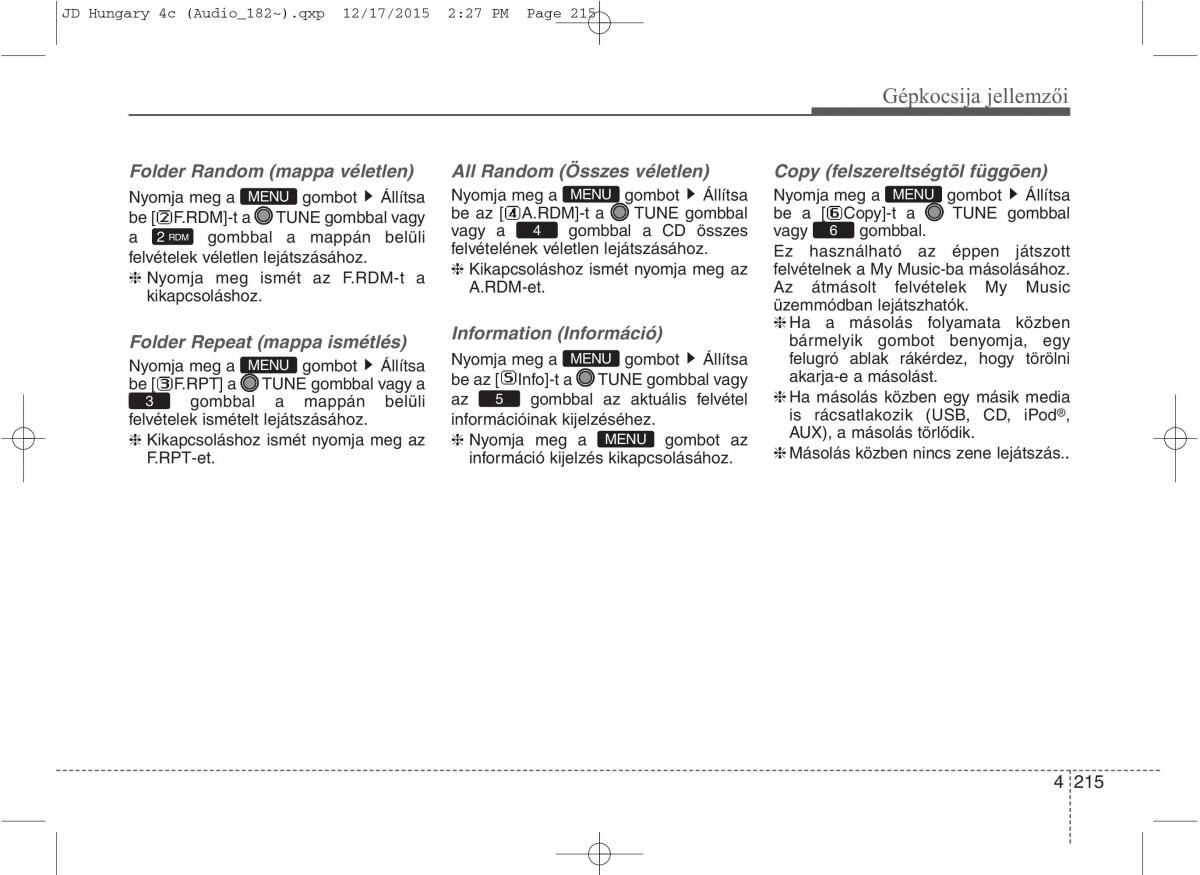 KIA Ceed II 2 Kezelesi utmutato / page 302