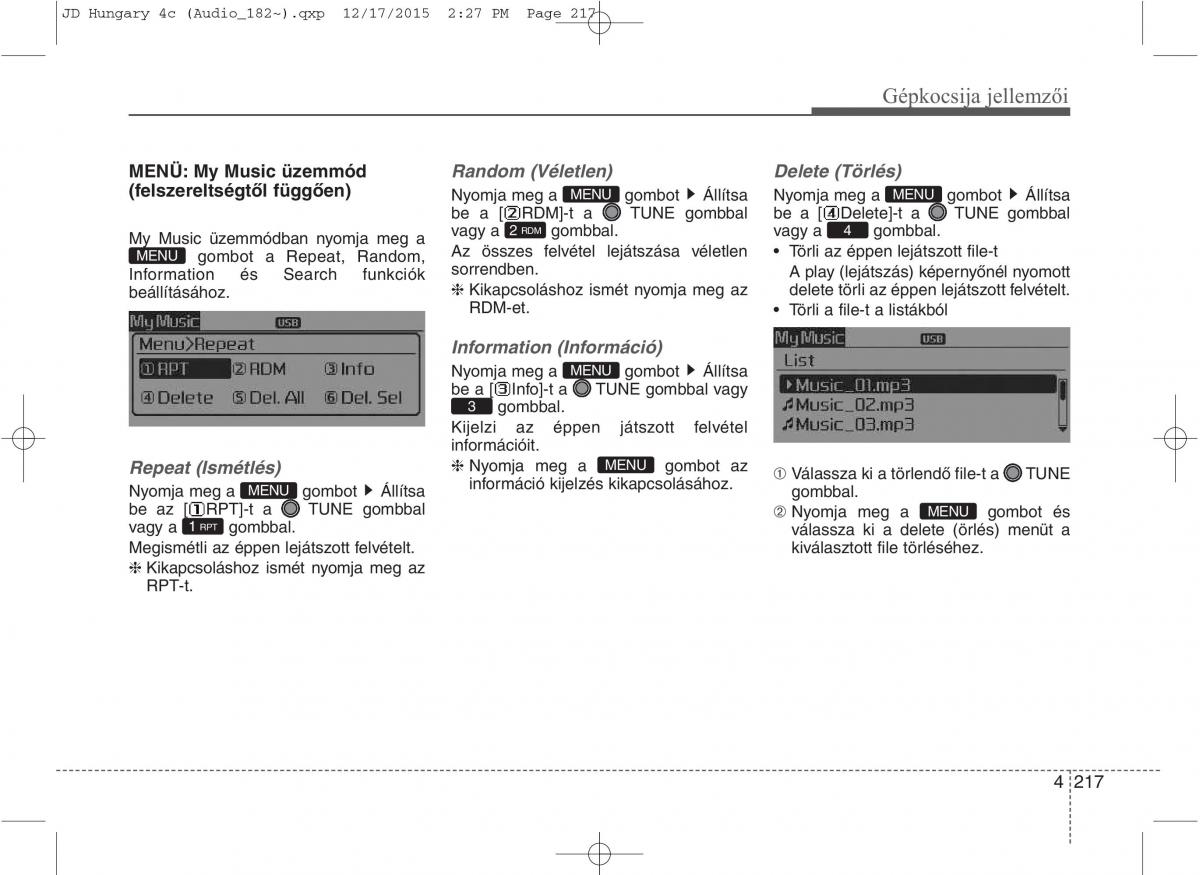 KIA Ceed II 2 Kezelesi utmutato / page 304