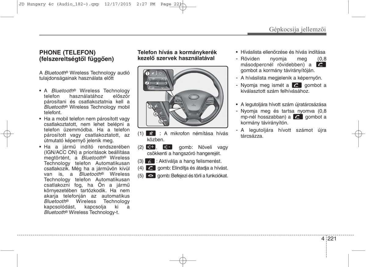 KIA Ceed II 2 Kezelesi utmutato / page 308