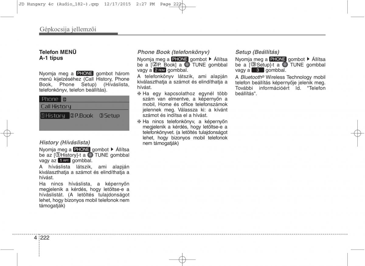 KIA Ceed II 2 Kezelesi utmutato / page 309