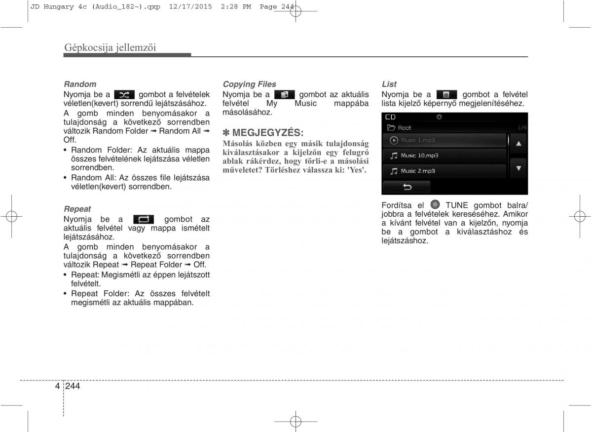 KIA Ceed II 2 Kezelesi utmutato / page 331