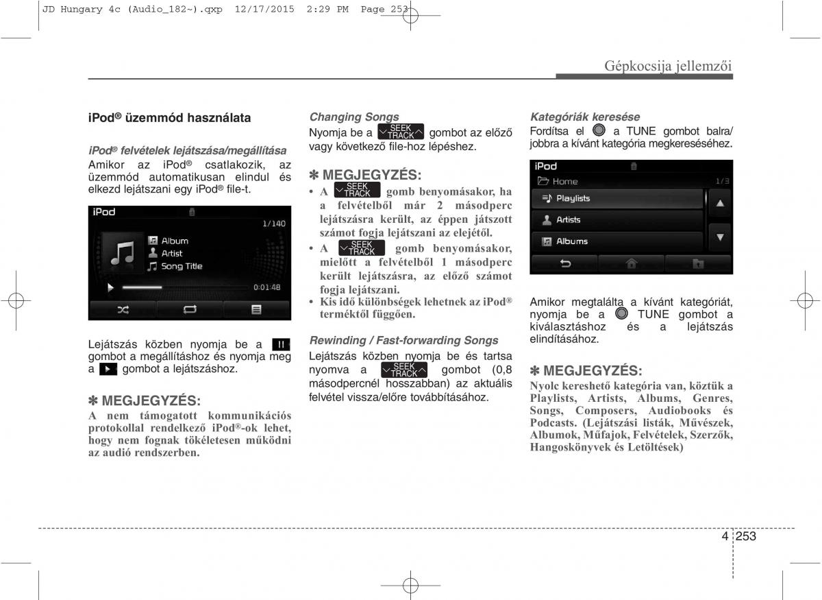 KIA Ceed II 2 Kezelesi utmutato / page 340