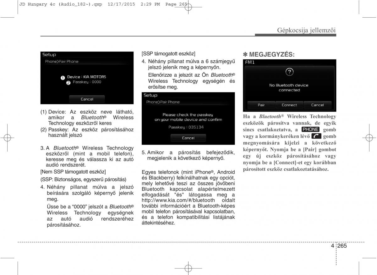 KIA Ceed II 2 Kezelesi utmutato / page 352