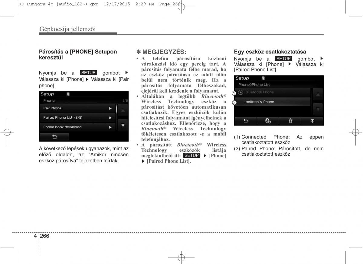 KIA Ceed II 2 Kezelesi utmutato / page 353