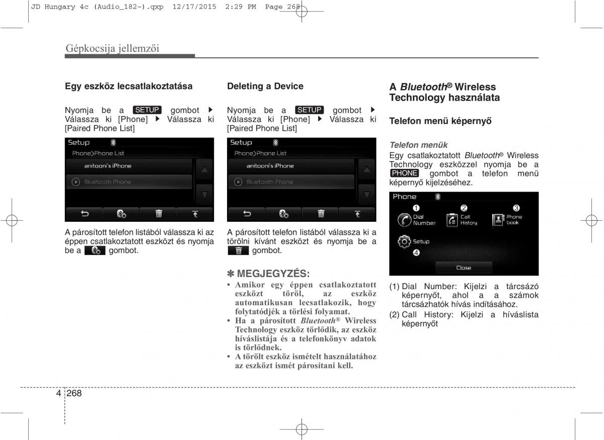 KIA Ceed II 2 Kezelesi utmutato / page 355