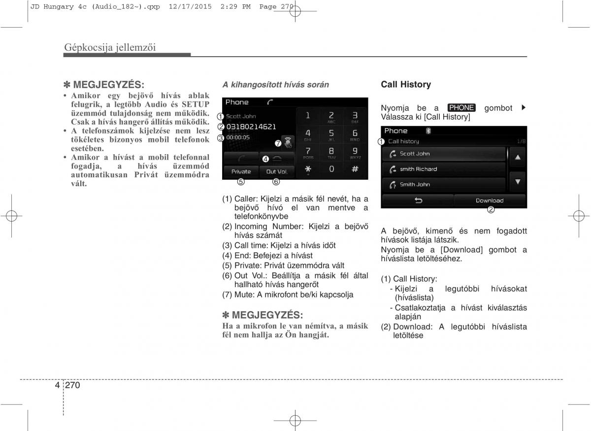 KIA Ceed II 2 Kezelesi utmutato / page 357