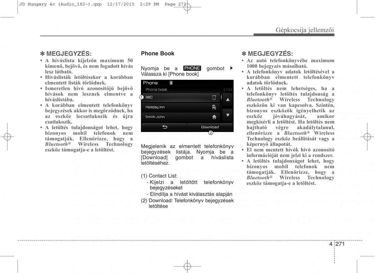 KIA Ceed II 2 Kezelesi utmutato / page 358