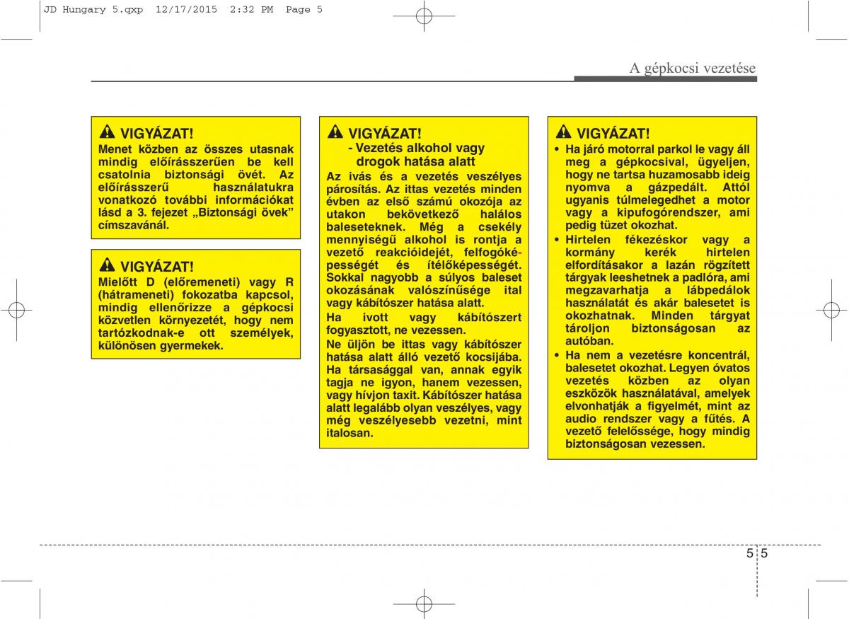 KIA Ceed II 2 Kezelesi utmutato / page 381