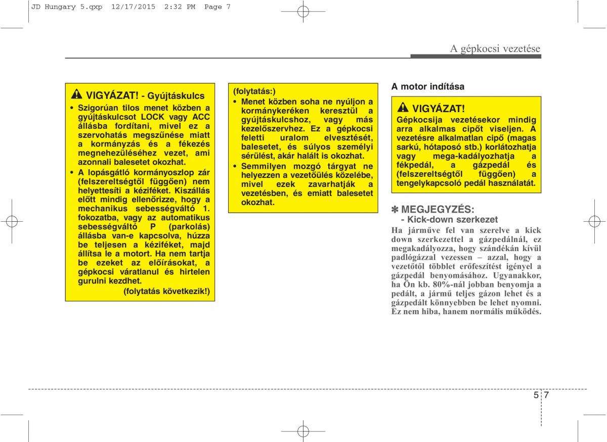 KIA Ceed II 2 Kezelesi utmutato / page 383