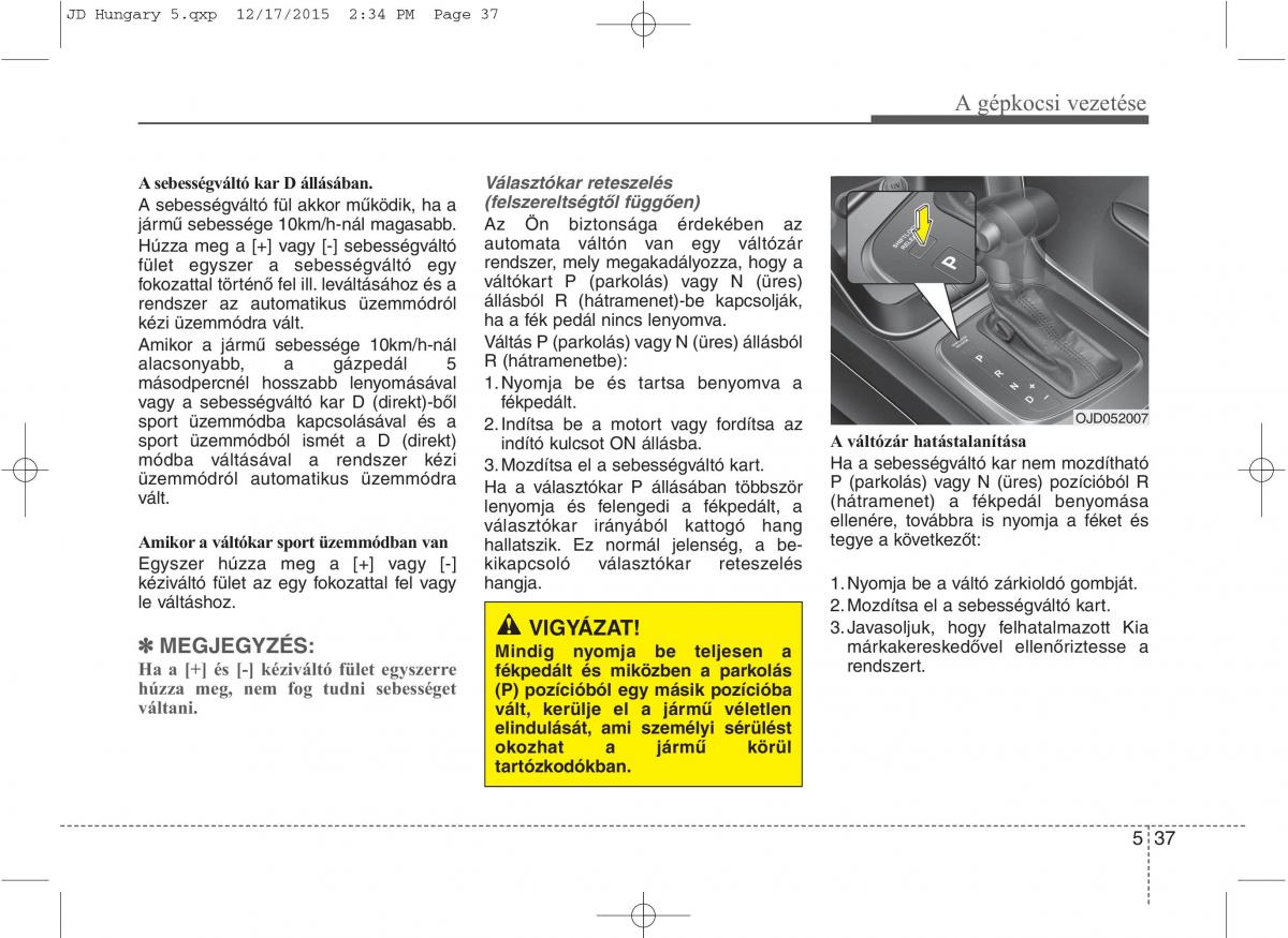 KIA Ceed II 2 Kezelesi utmutato / page 413