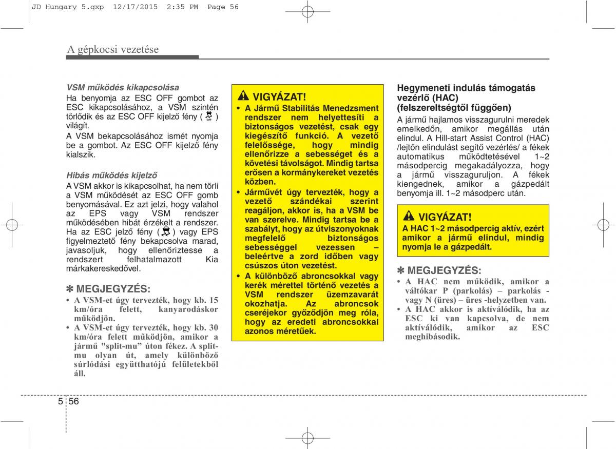 KIA Ceed II 2 Kezelesi utmutato / page 432