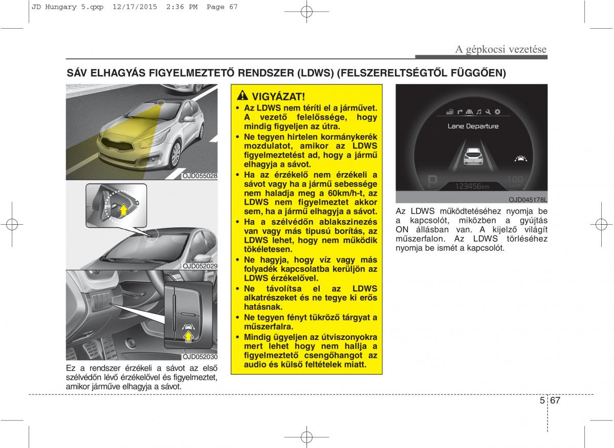 KIA Ceed II 2 Kezelesi utmutato / page 443