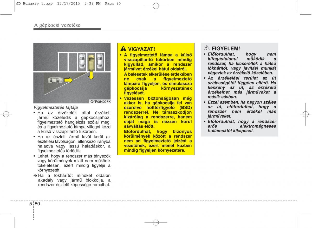 KIA Ceed II 2 Kezelesi utmutato / page 456