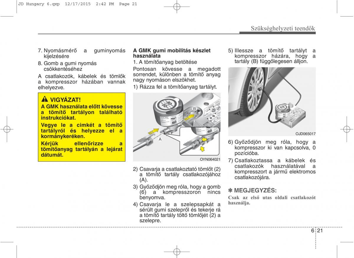 KIA Ceed II 2 Kezelesi utmutato / page 498