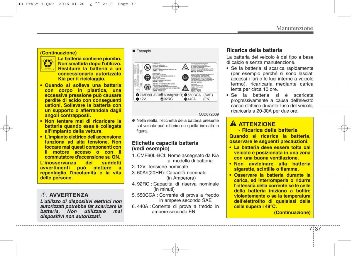 KIA Ceed II 2 manuale del proprietario / page 554