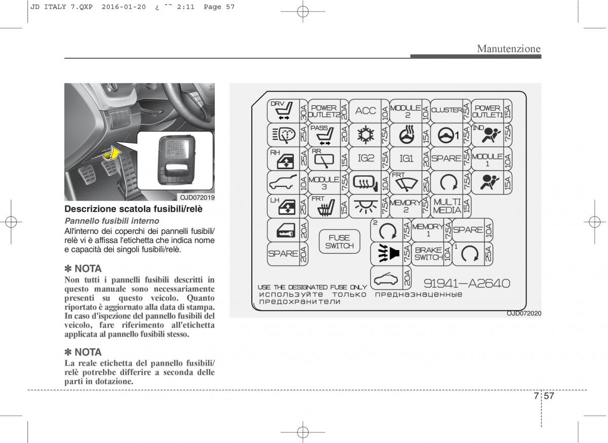 KIA Ceed II 2 manuale del proprietario / page 574