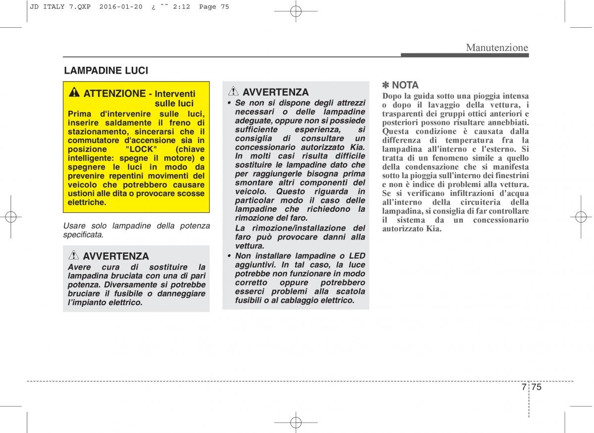 KIA Ceed II 2 manuale del proprietario / page 592