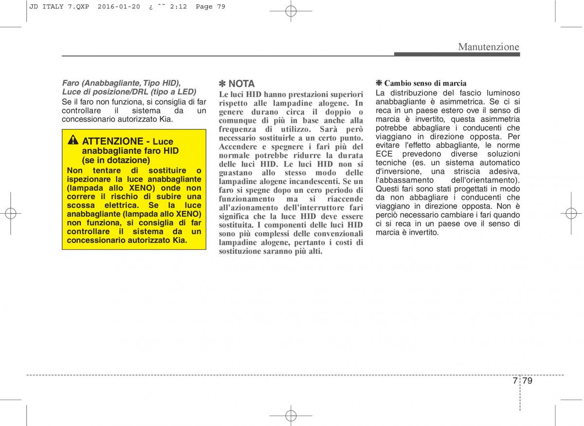 KIA Ceed II 2 manuale del proprietario / page 596