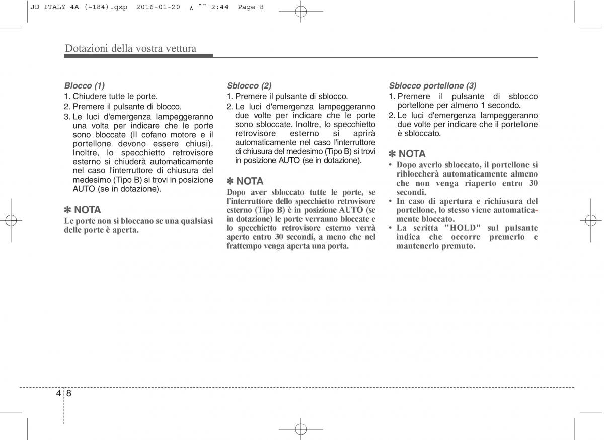 KIA Ceed II 2 manuale del proprietario / page 93