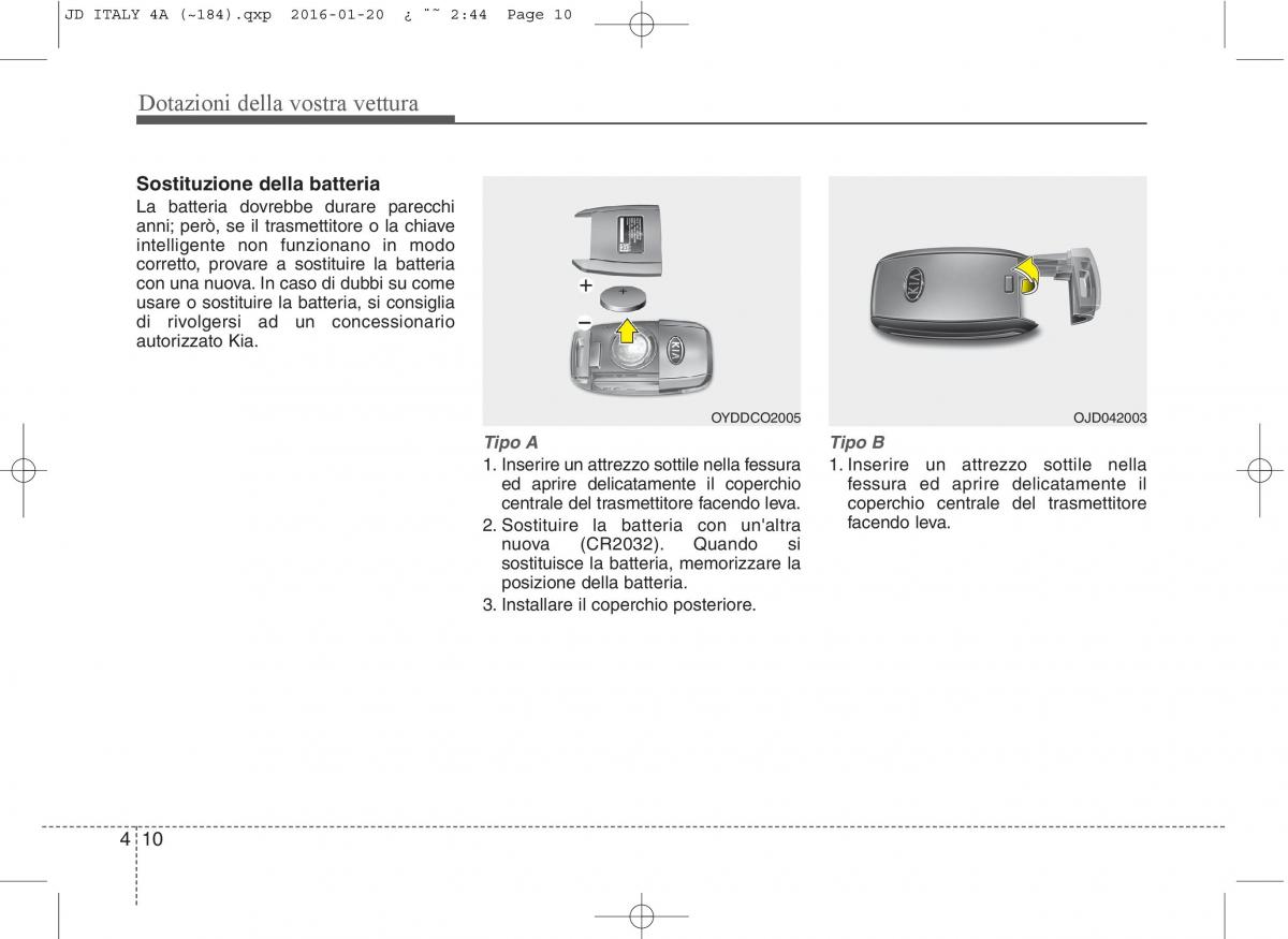 KIA Ceed II 2 manuale del proprietario / page 95