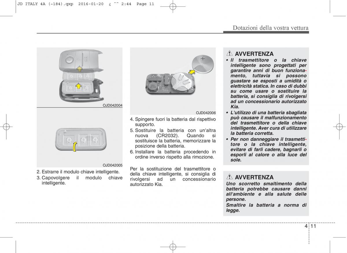 KIA Ceed II 2 manuale del proprietario / page 96