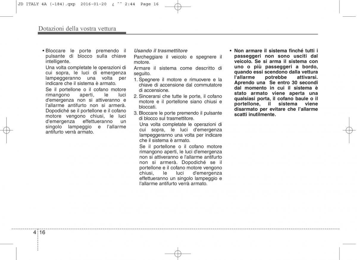 KIA Ceed II 2 manuale del proprietario / page 101