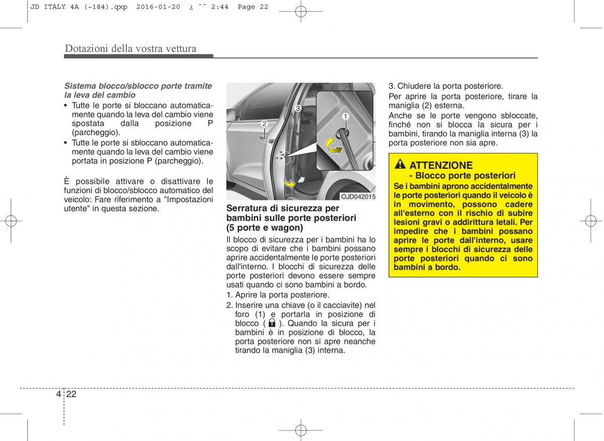 KIA Ceed II 2 manuale del proprietario / page 107