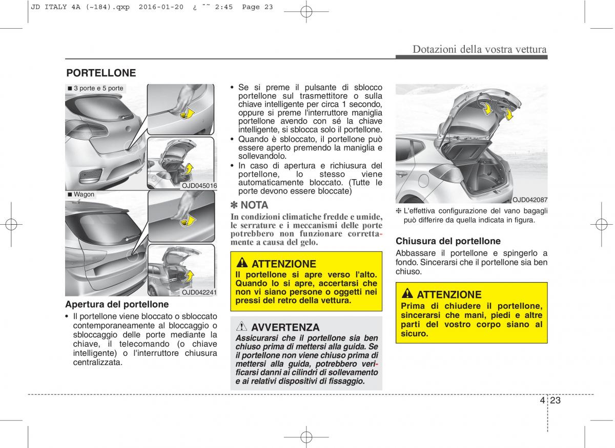 KIA Ceed II 2 manuale del proprietario / page 108