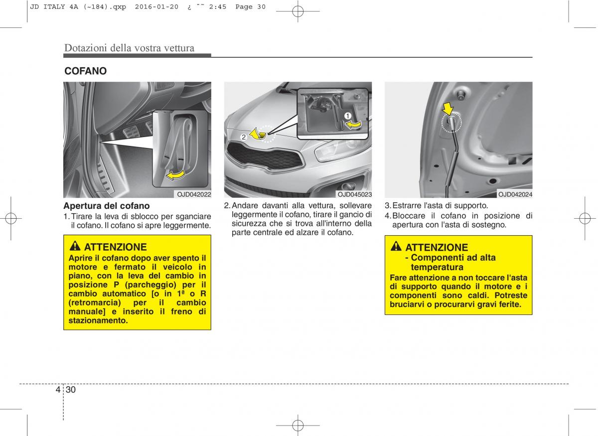 KIA Ceed II 2 manuale del proprietario / page 115