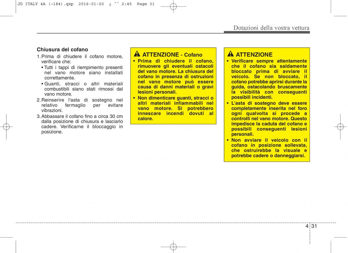 KIA Ceed II 2 manuale del proprietario / page 116