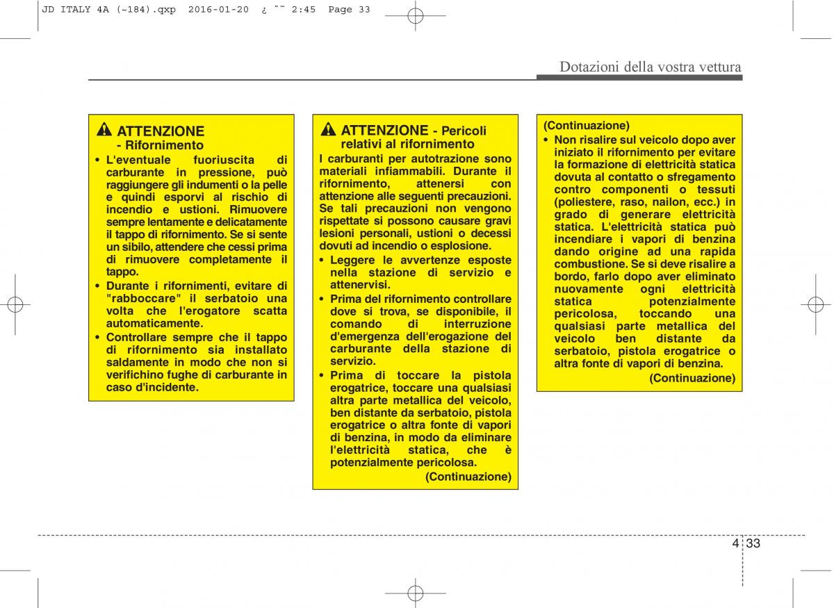 KIA Ceed II 2 manuale del proprietario / page 118