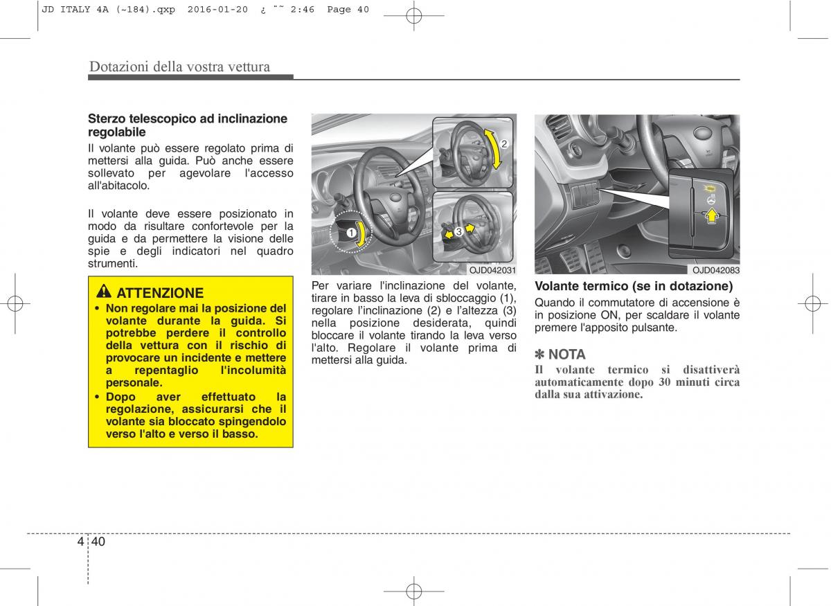 KIA Ceed II 2 manuale del proprietario / page 125