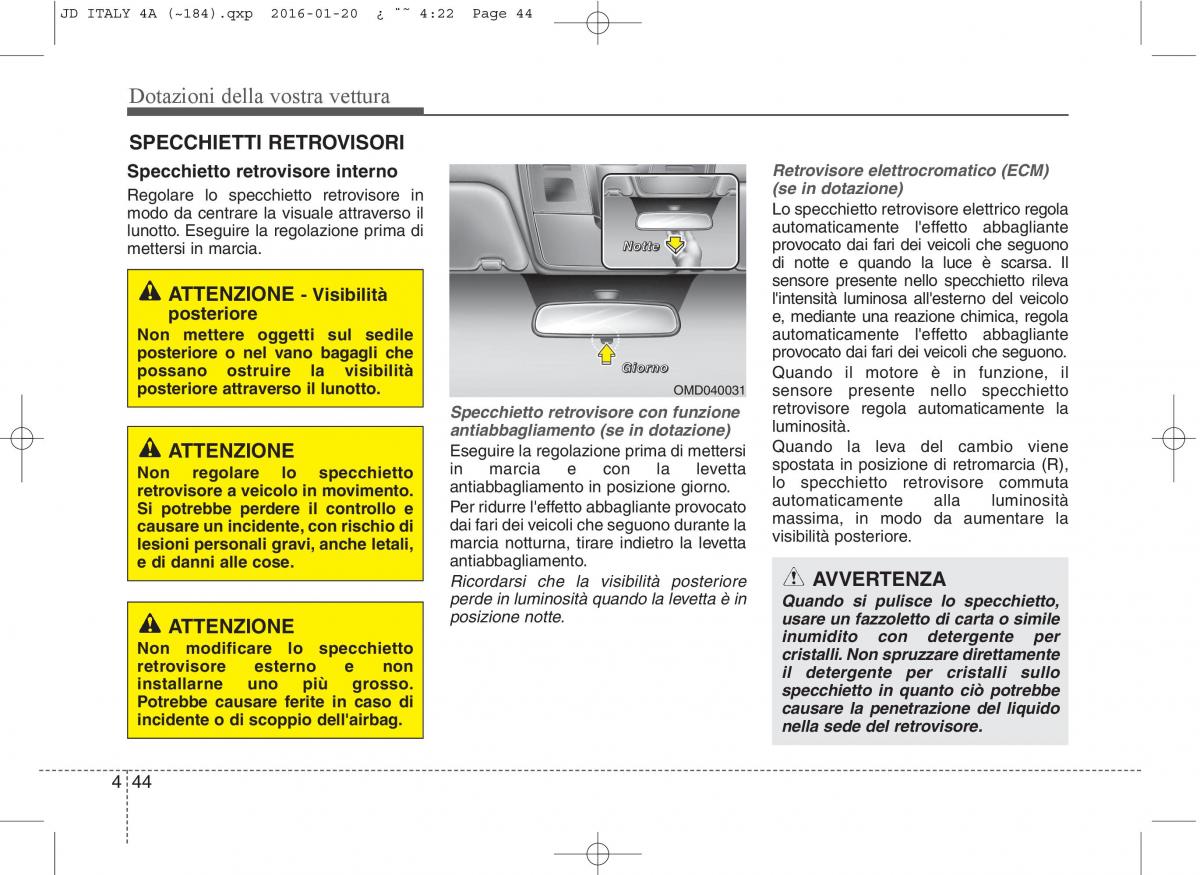 KIA Ceed II 2 manuale del proprietario / page 129