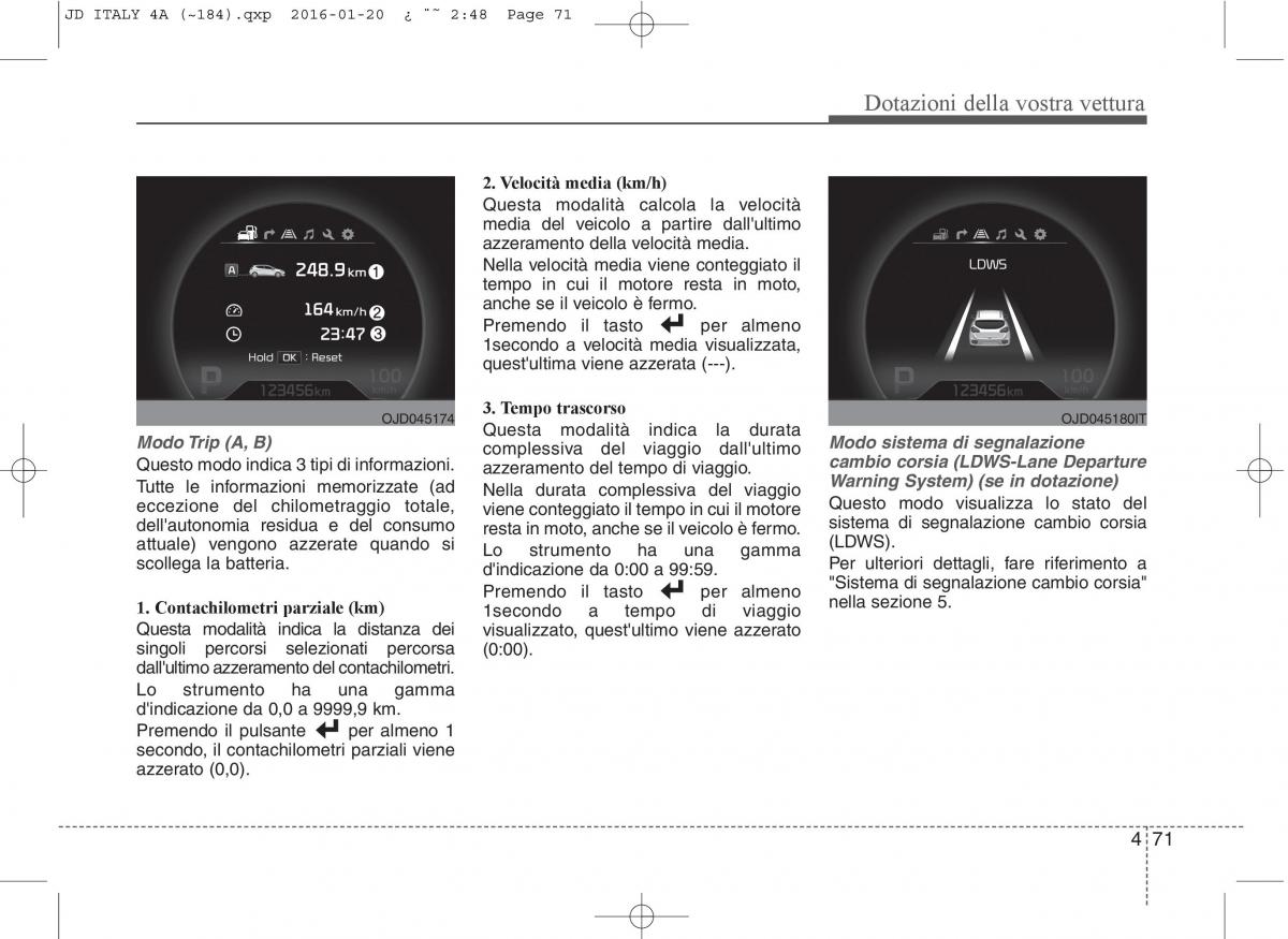 KIA Ceed II 2 manuale del proprietario / page 156