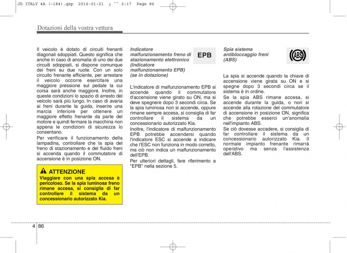 KIA Ceed II 2 manuale del proprietario / page 171