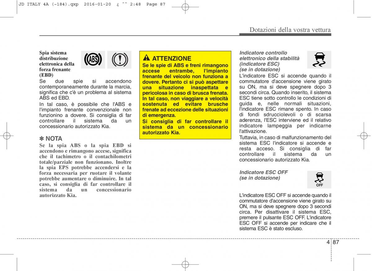 KIA Ceed II 2 manuale del proprietario / page 172